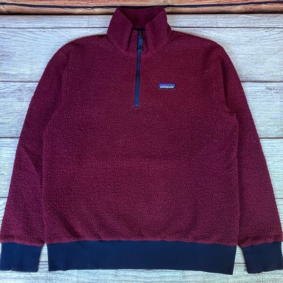 Patagonia Woolyester Fleece Quarter Zip Pullover - Picture 2 of 7